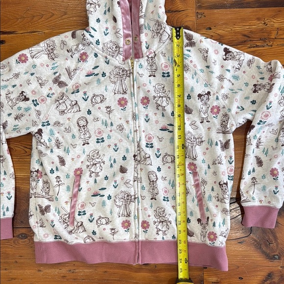 Disney Womens Pink Jacket Hooded Zipped Princess Size XL - Picture 6 of 11